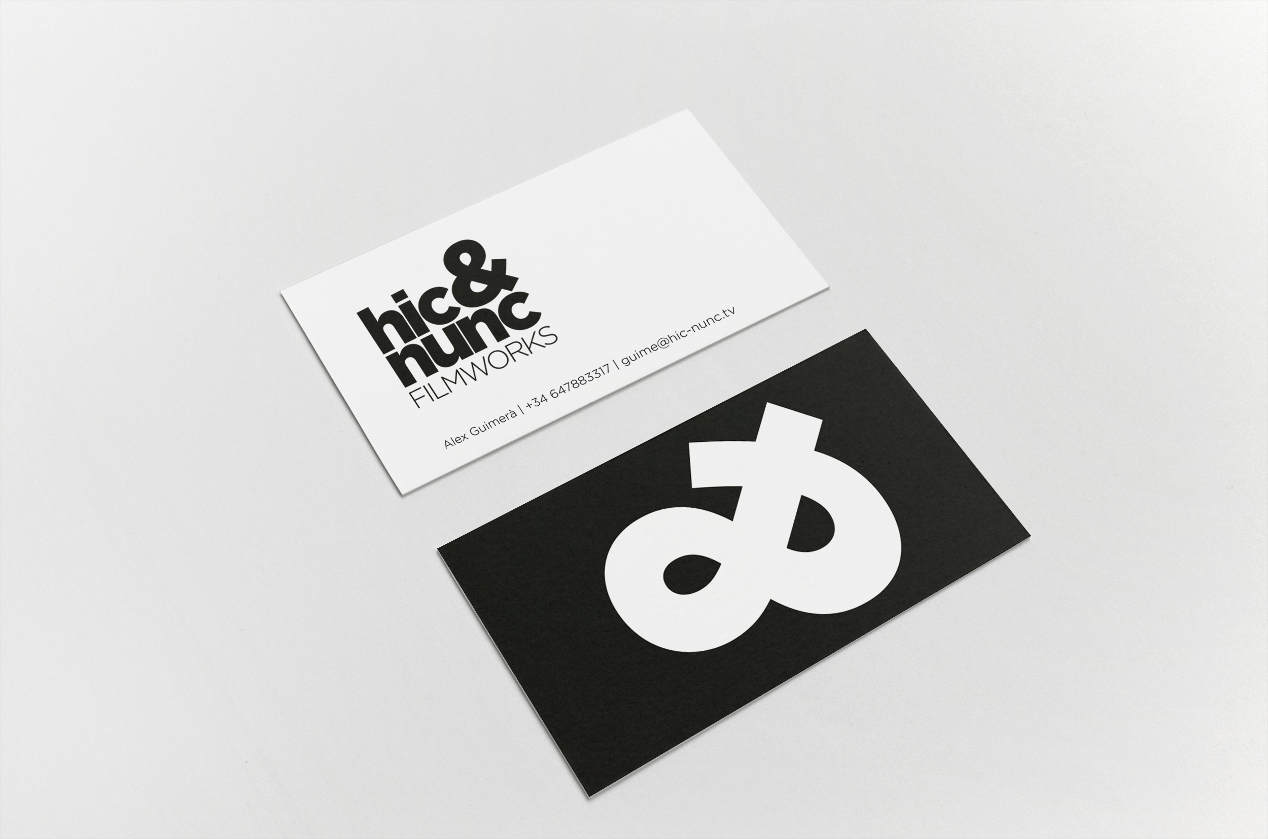 Hic_Nunc_Filmworks_Graphic_Design_Logo_Branding_Card_Business_art_direction_alex_guimera_guime_barcelona_sant_cugat